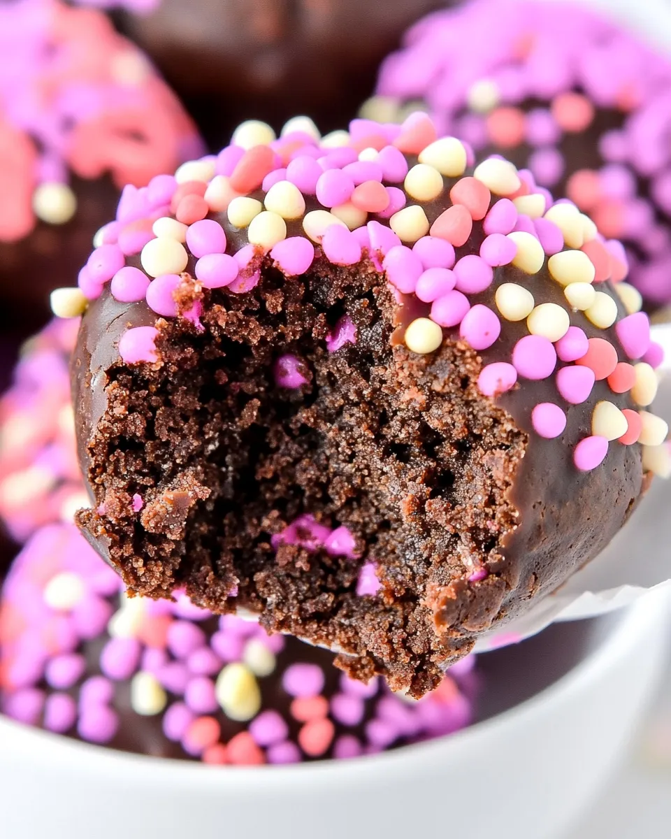 Delicious Easy No-Bake Brownie Truffles (With Brownie Mix) shot