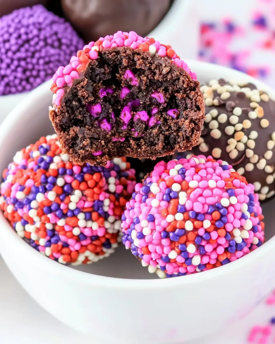 Quick Easy No-Bake Brownie Truffles (With Brownie Mix) dish photo