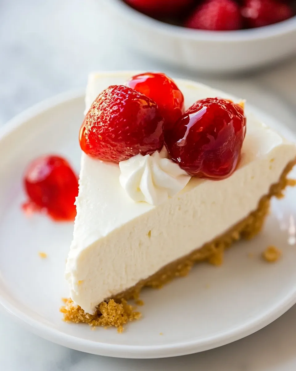 Homemade Easy No Bake Cheesecake Recipe photo