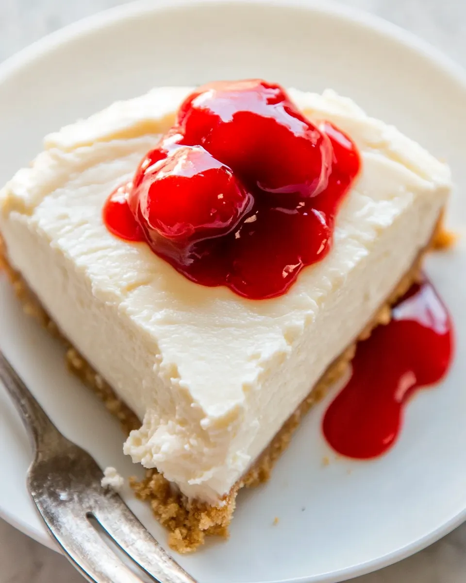Classic Easy No Bake Cheesecake Recipe image