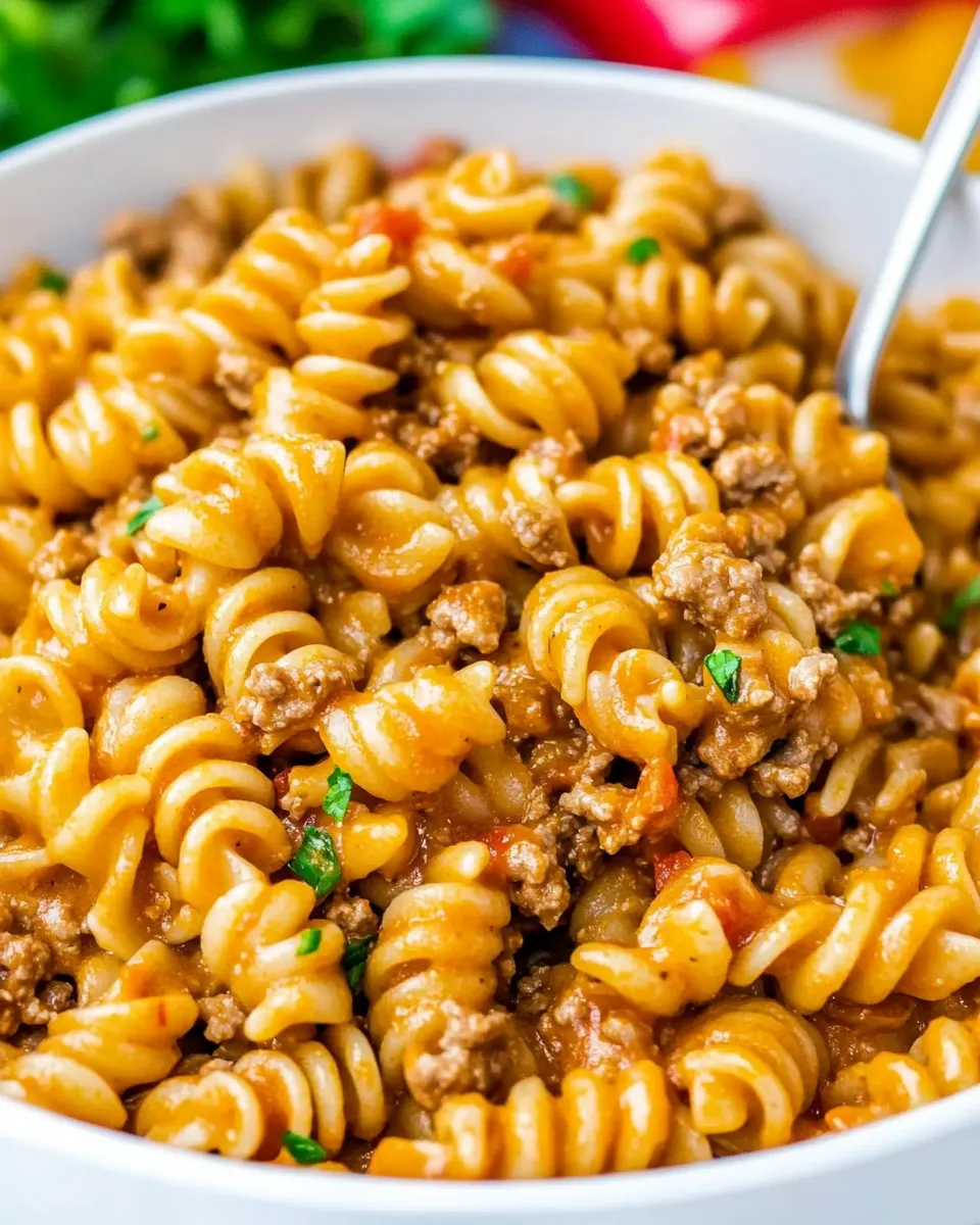 Delicious Easy One Pot Taco Pasta Recipe recipe photo