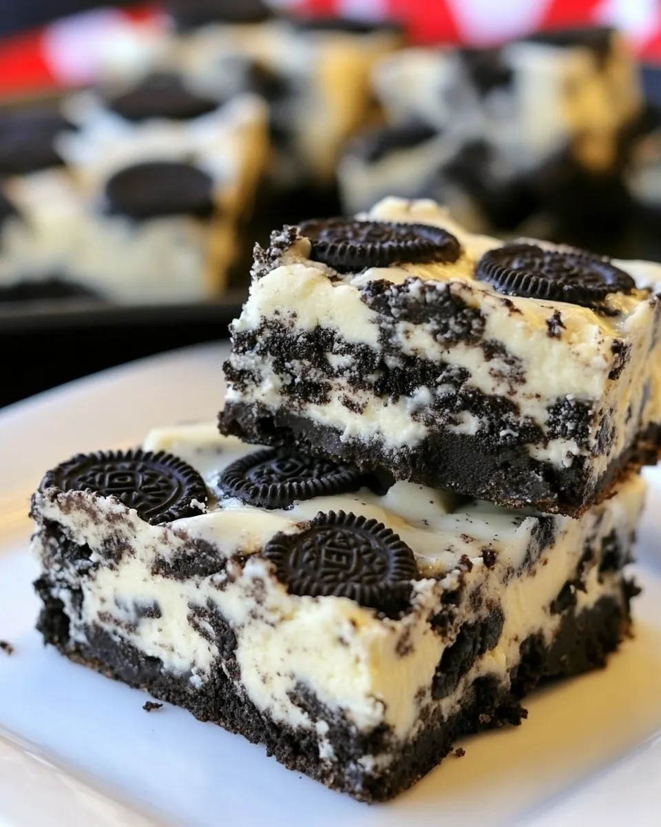 Classic Easy Oreo Cheesecake Bars image