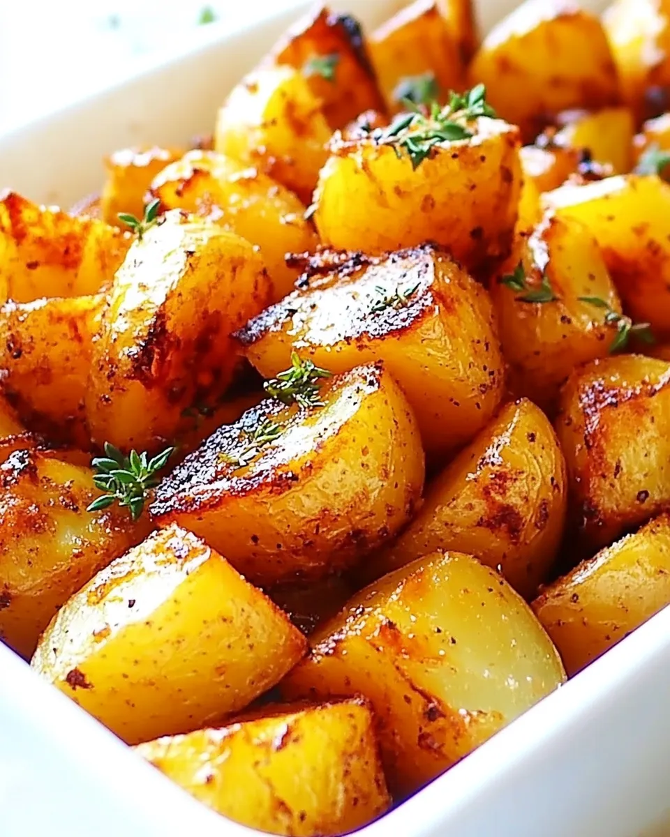 Classic Easy Oven Roasted Potatoes Recipe image