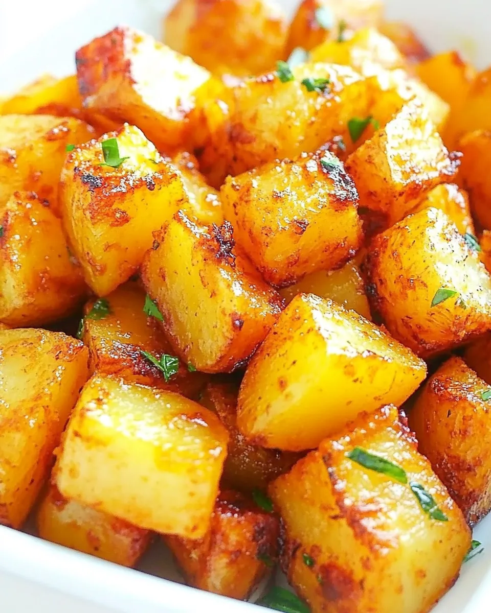Delicious Easy Oven Roasted Potatoes Recipe shot