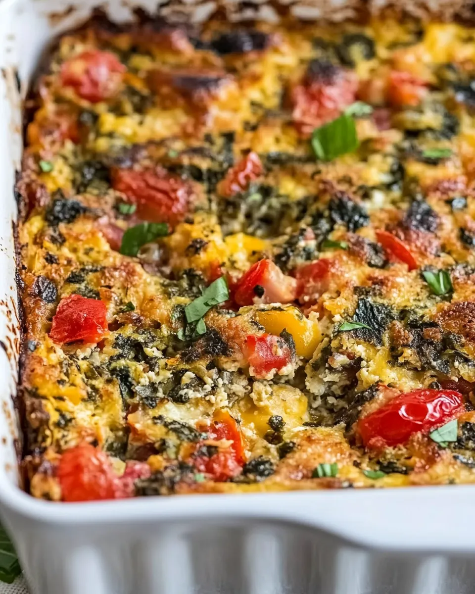 Homemade Easy Overnight Italian Breakfast Casserole photo