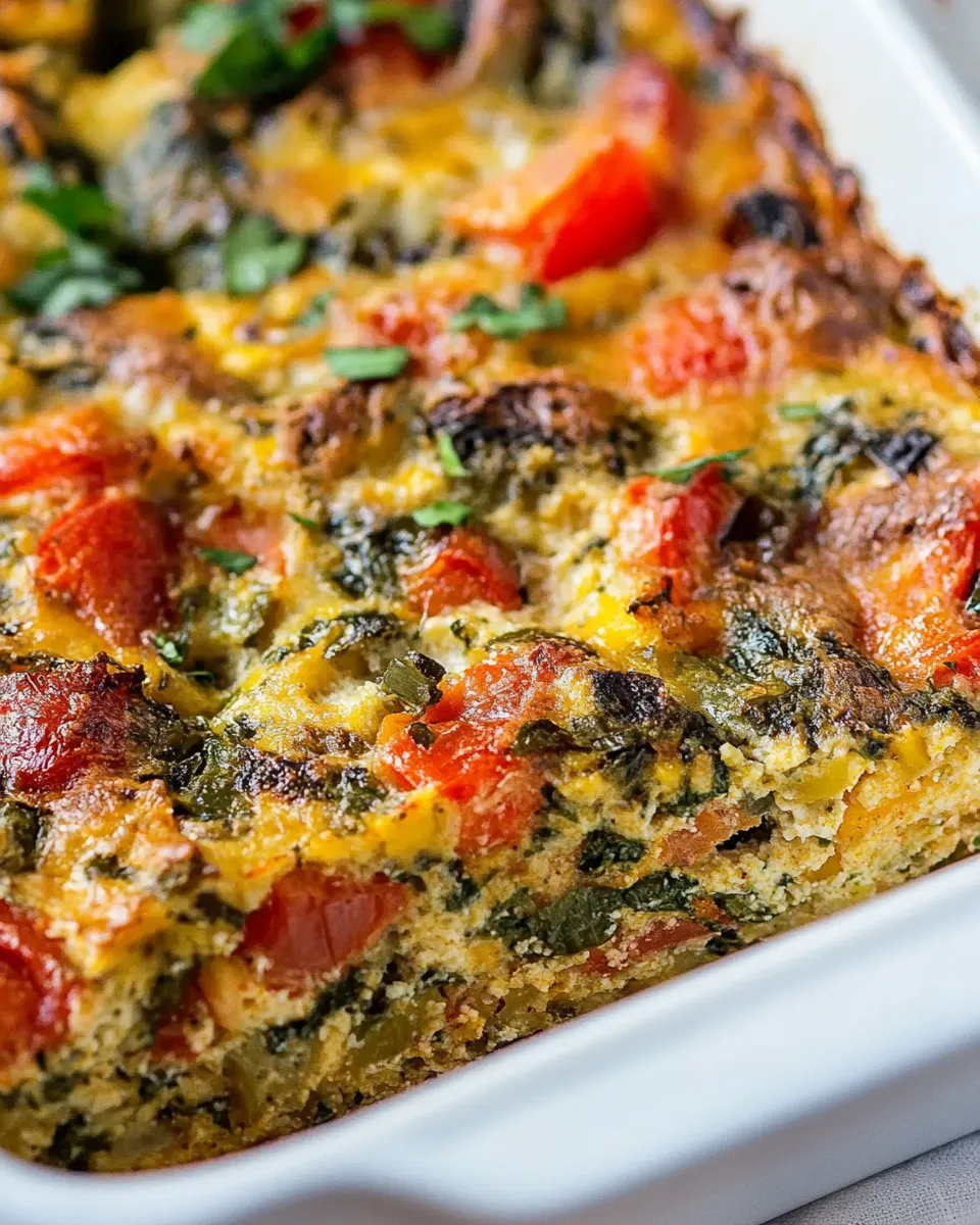 Classic Easy Overnight Italian Breakfast Casserole image