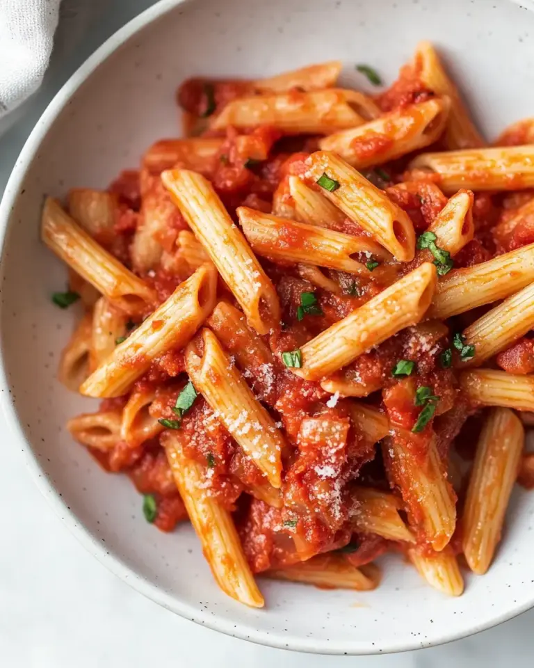 Homemade Easy Pasta Arrabiata Recipe photo