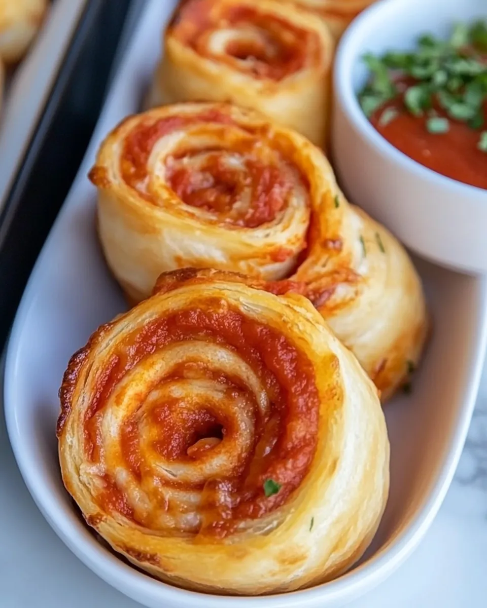 Quick Easy Pizza Roll-Ups shot