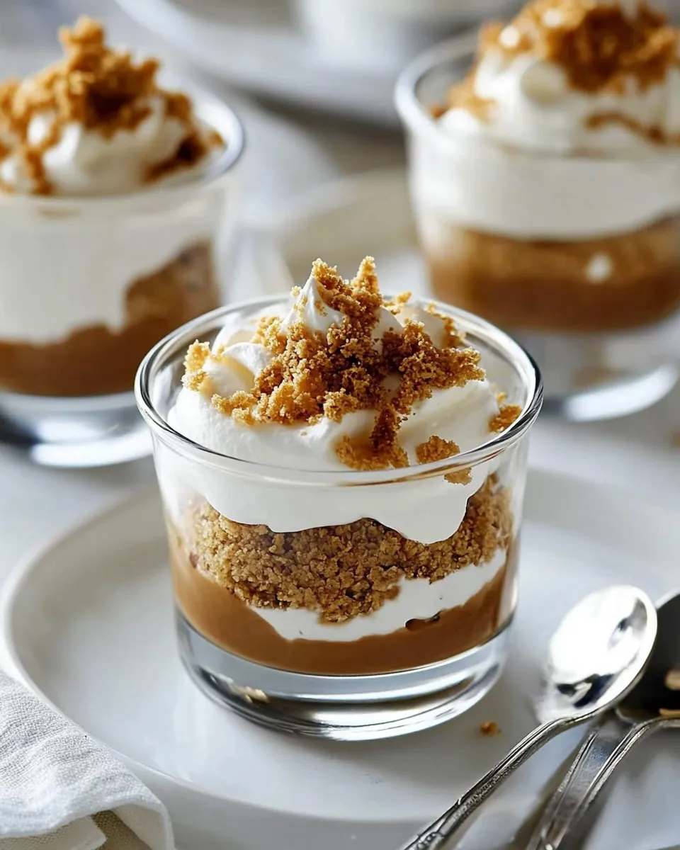 Quick Easy Pudding Parfaits shot