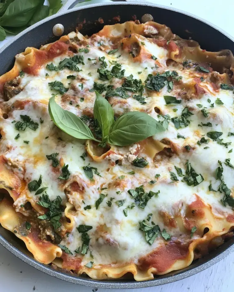 Homemade Easy Skillet Lasagna photo