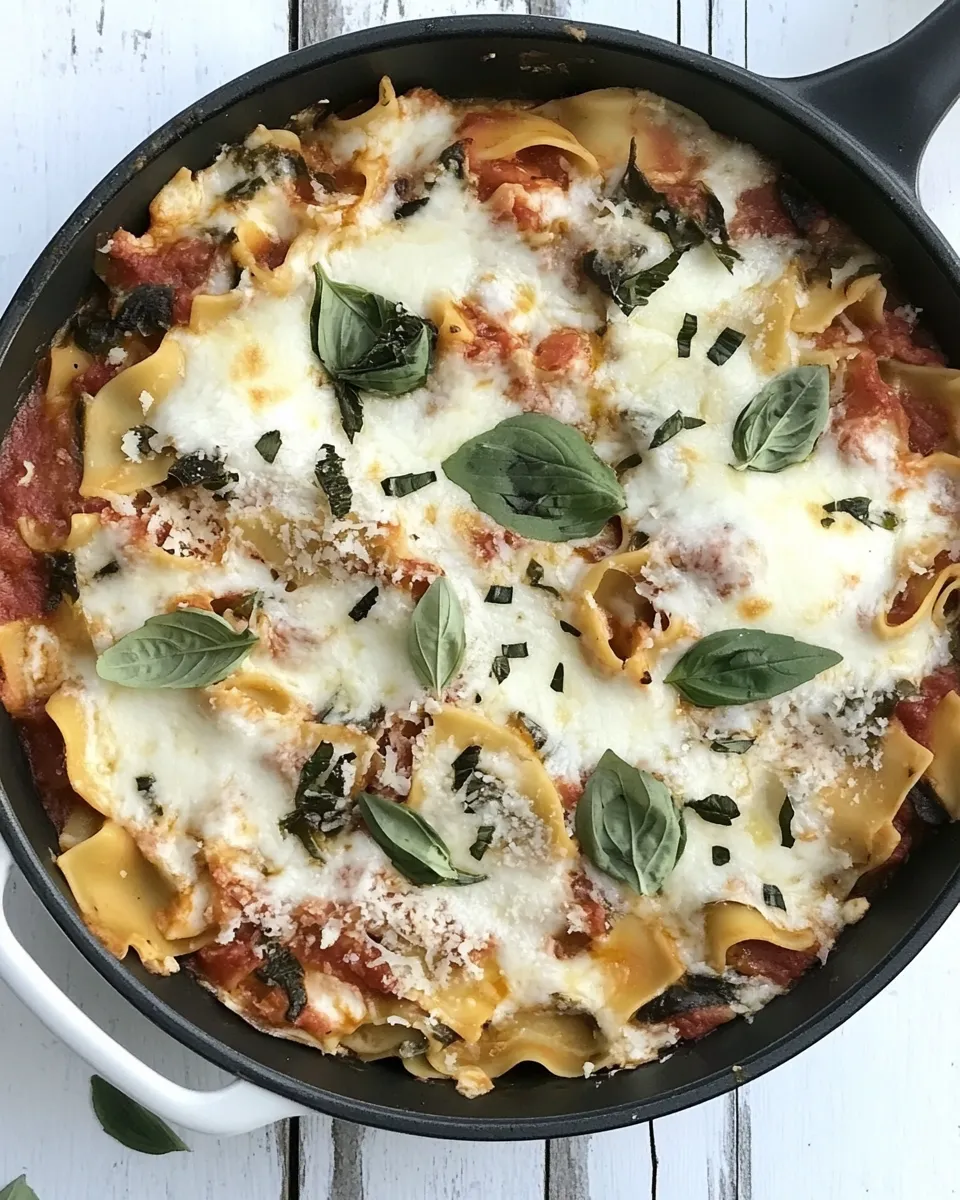 Delicious Easy Skillet Lasagna image