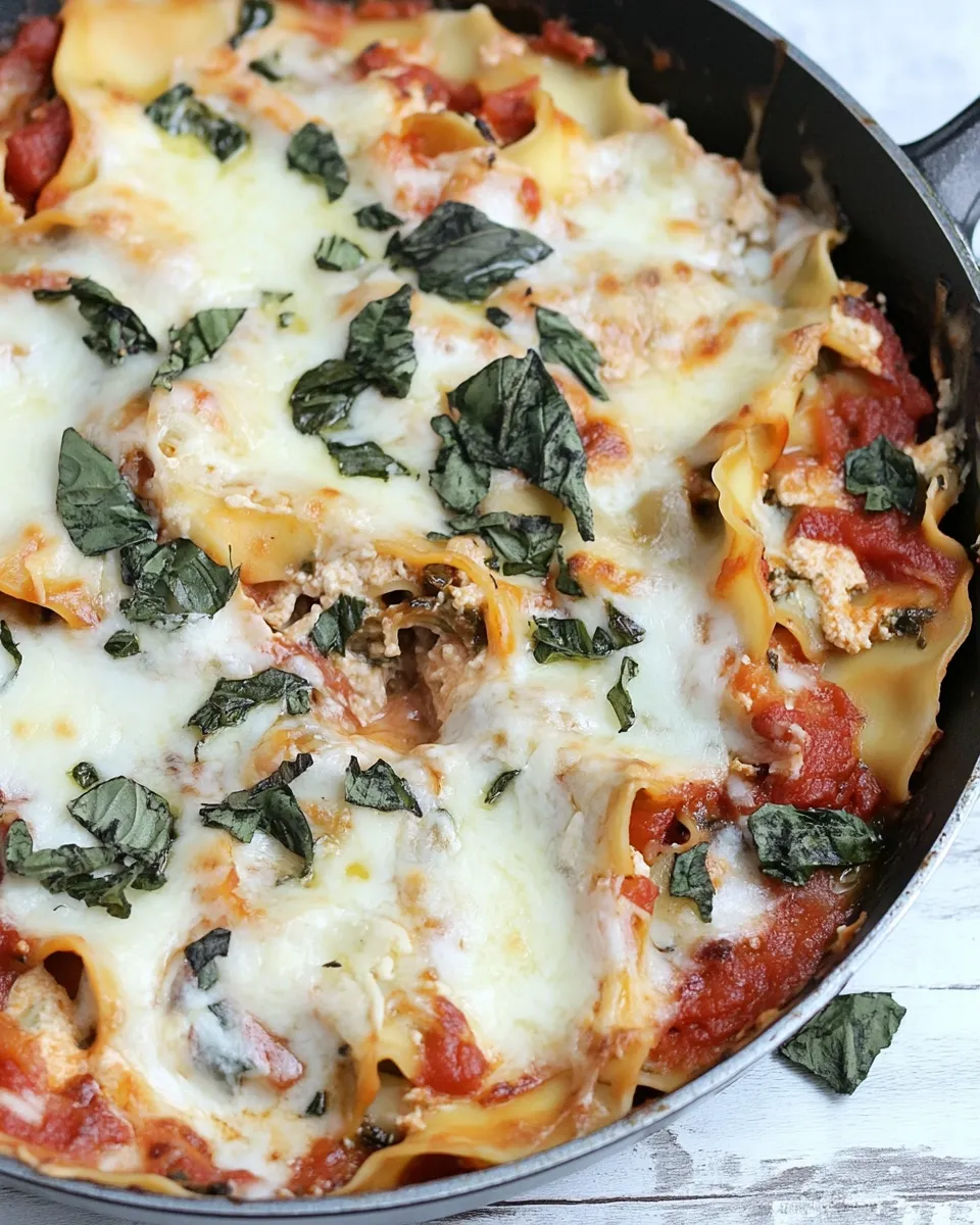 Quick Easy Skillet Lasagna recipe photo