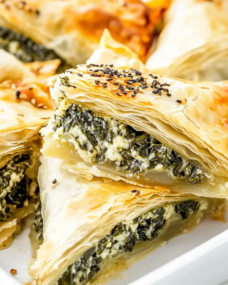 Homemade Easy Spanakopita Recipe (Greek Spinach Pie) photo