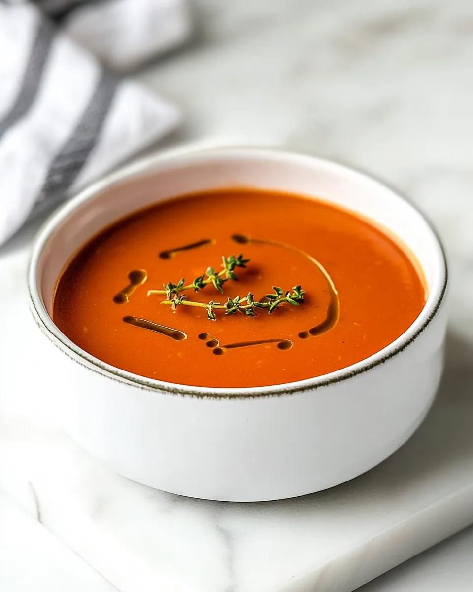 Delicious Easy Tomato Soup recipe photo