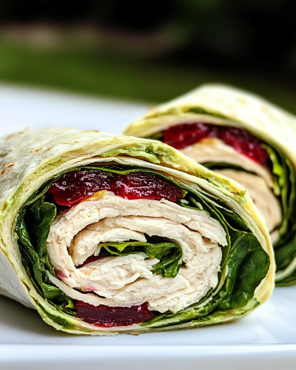 Quick Easy Turkey Wrap Recipe shot
