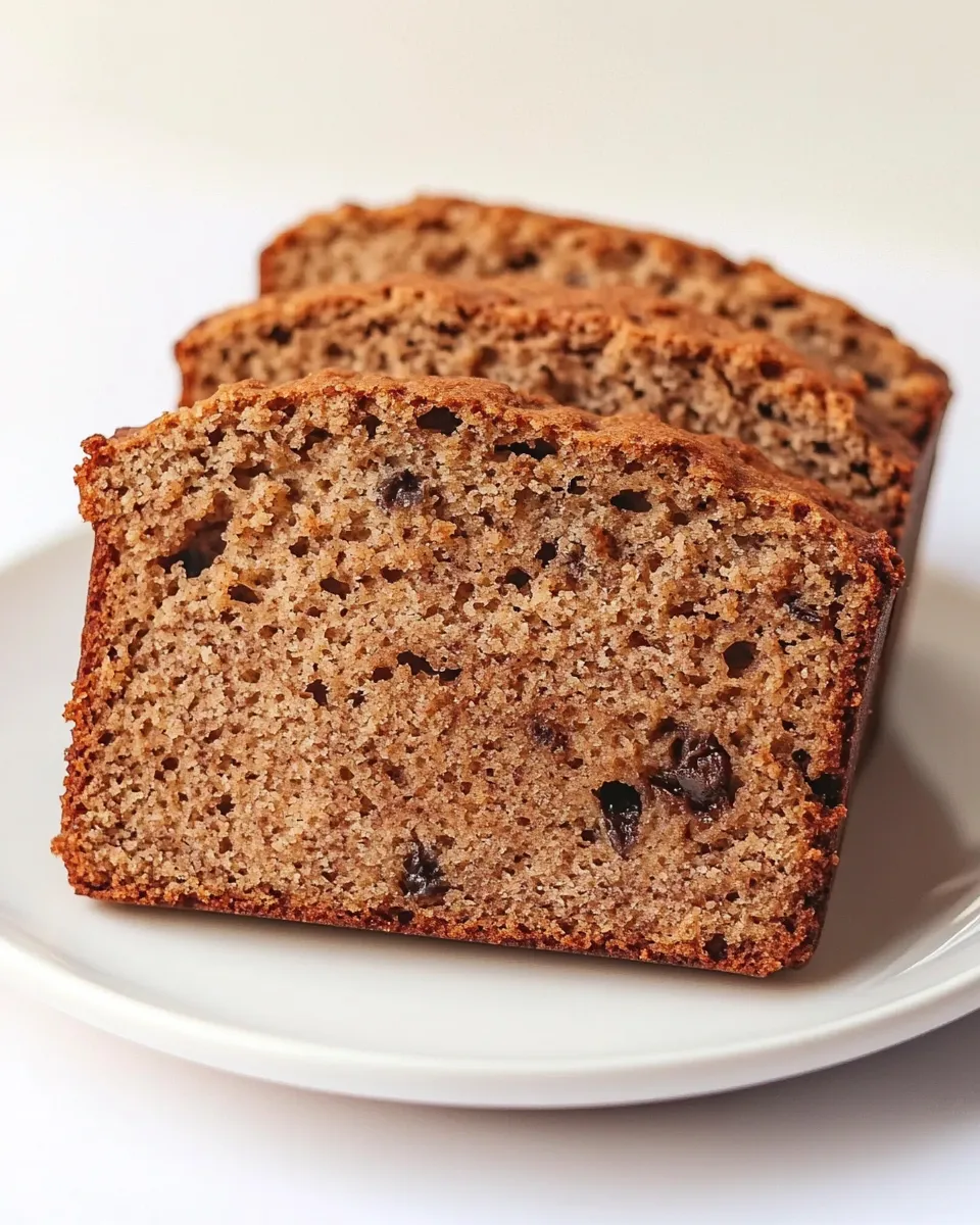 Quick Easy Vegan Banana Bread shot