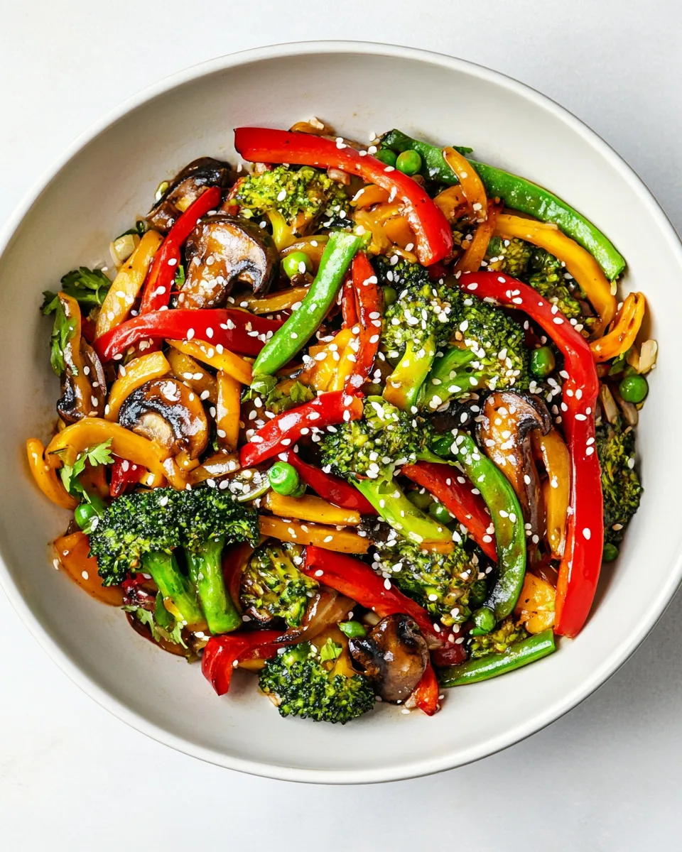 Healthy Easy Veggie Stir Fry dish photo