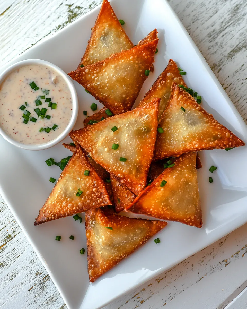Delicious Easy Wonton Jalapeo Poppers Recipe (Crispy Restaurant-Style Appetizer) shot