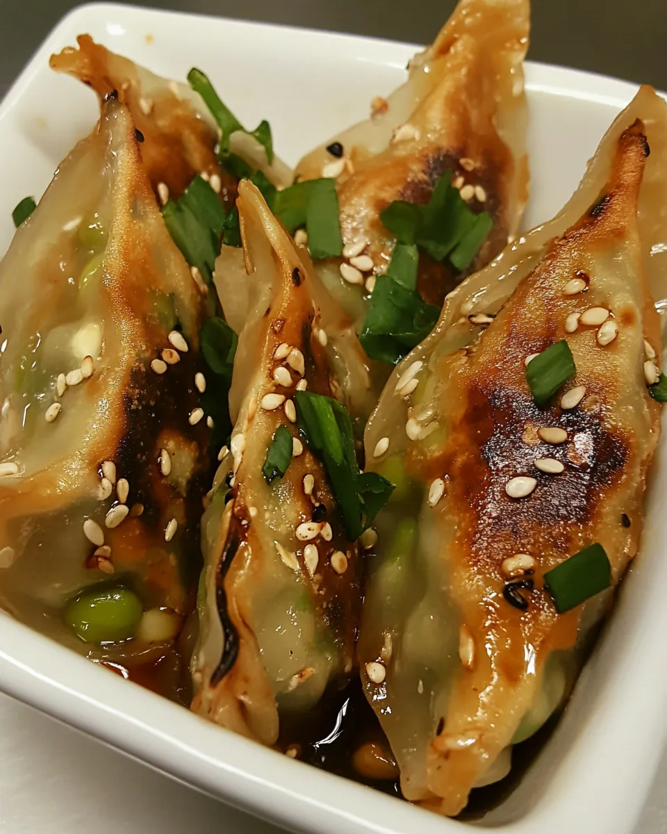 Homemade Edamame Dumplings photo