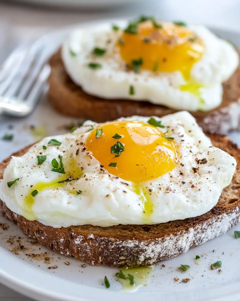 Classic Egg Clouds on Whole Grain Toast image