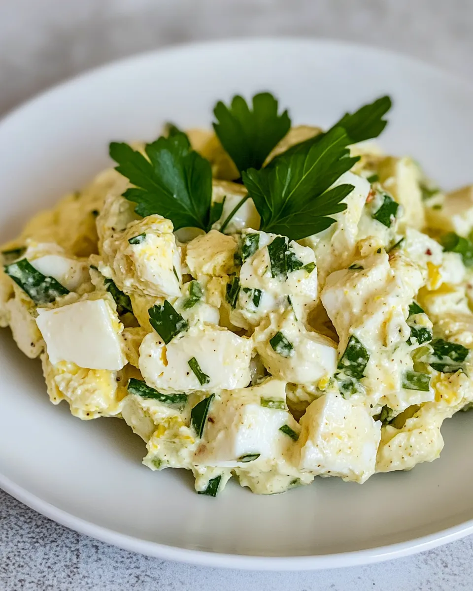 Classic Egg Salad Without Mayo image