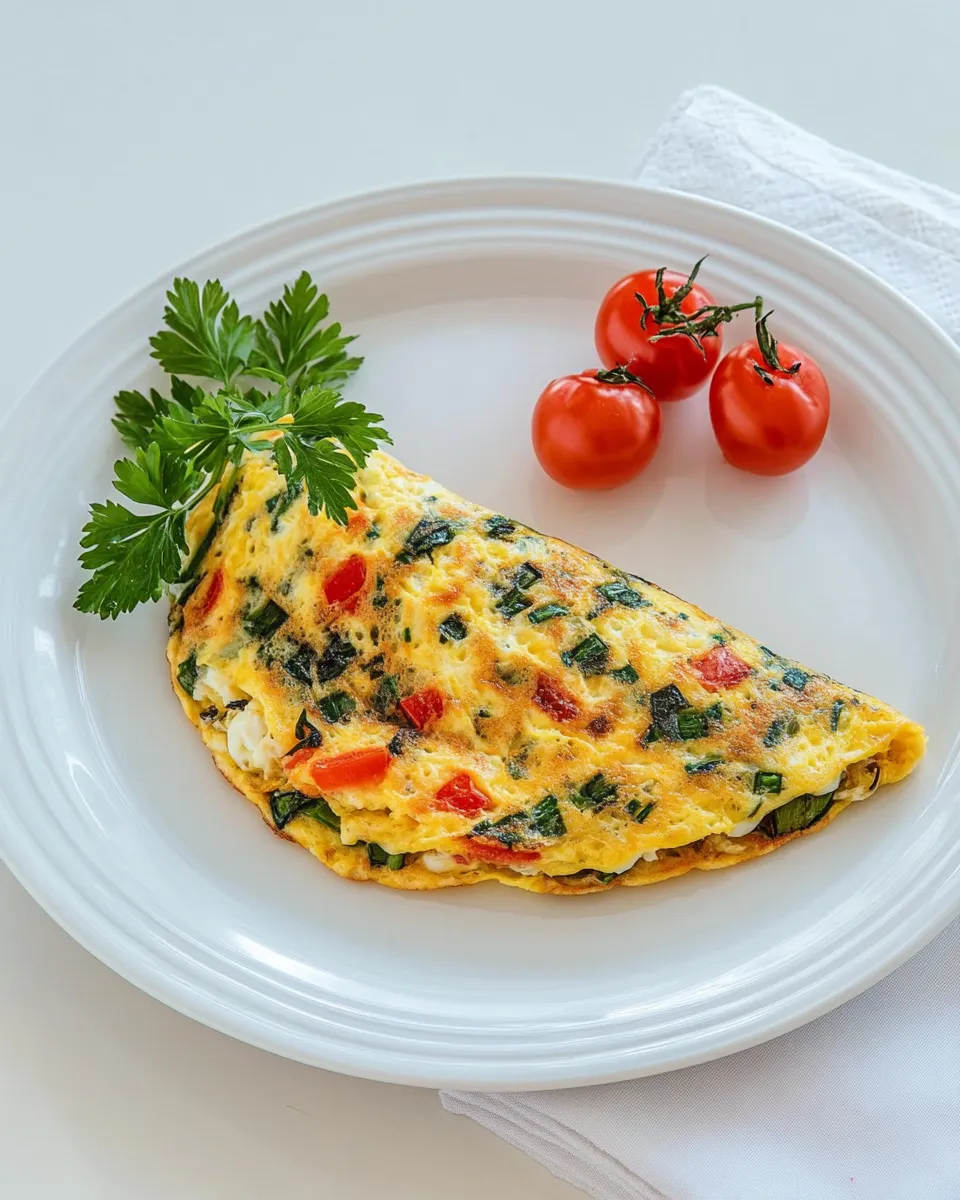 Homemade Egg White Omelet photo