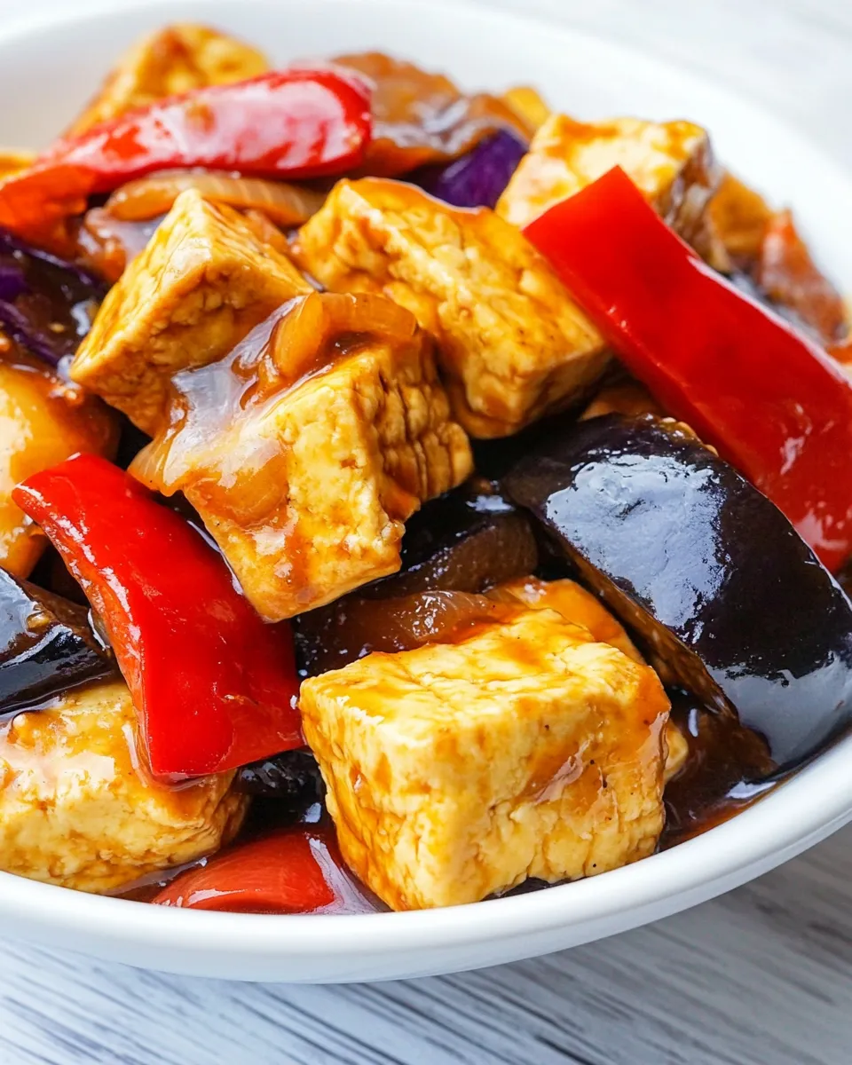 Easy Eggplant Tofu (Copycat Panda Express) recipe photo
