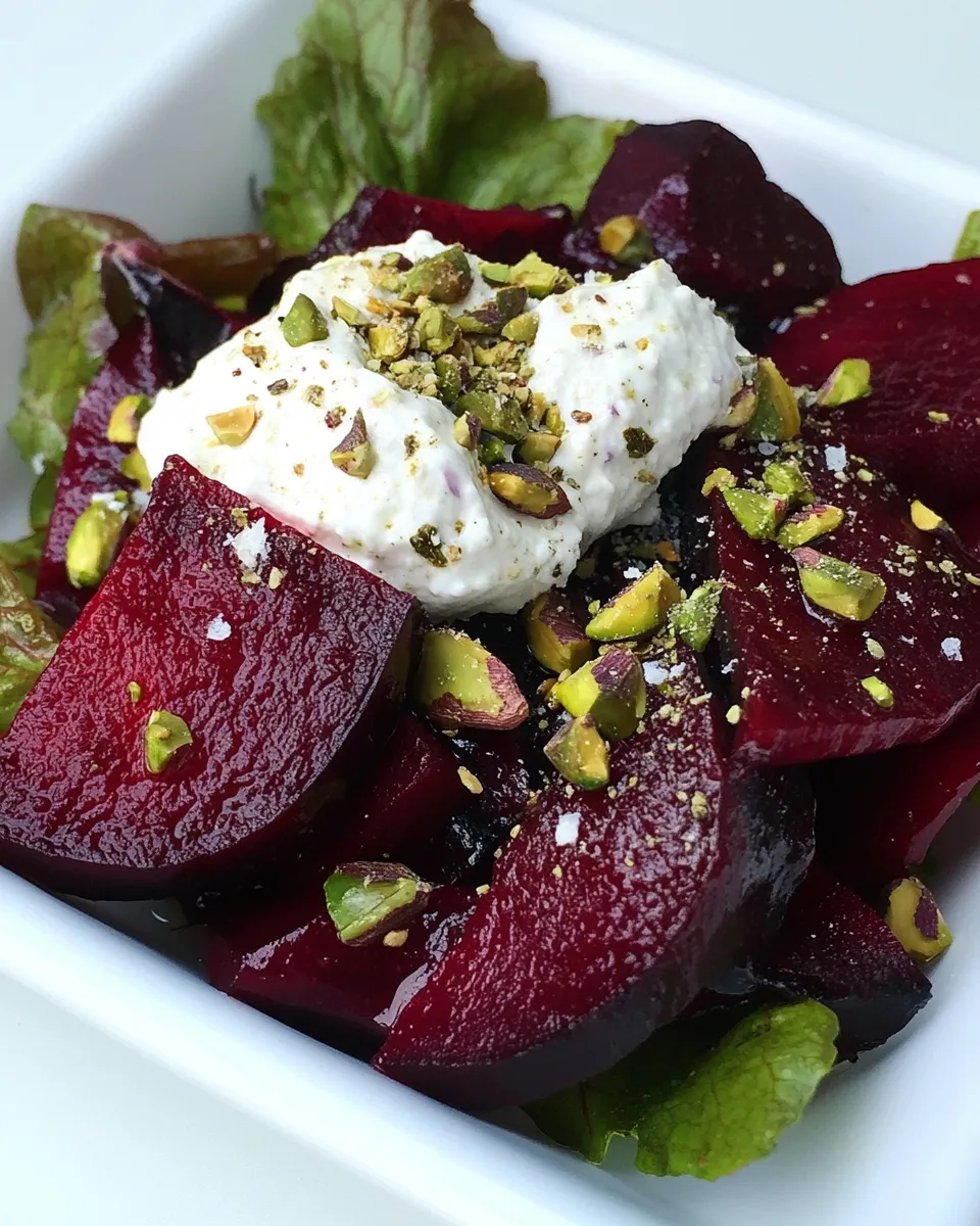 Classic Endive Salad with Roasted Beets and Pistachios image