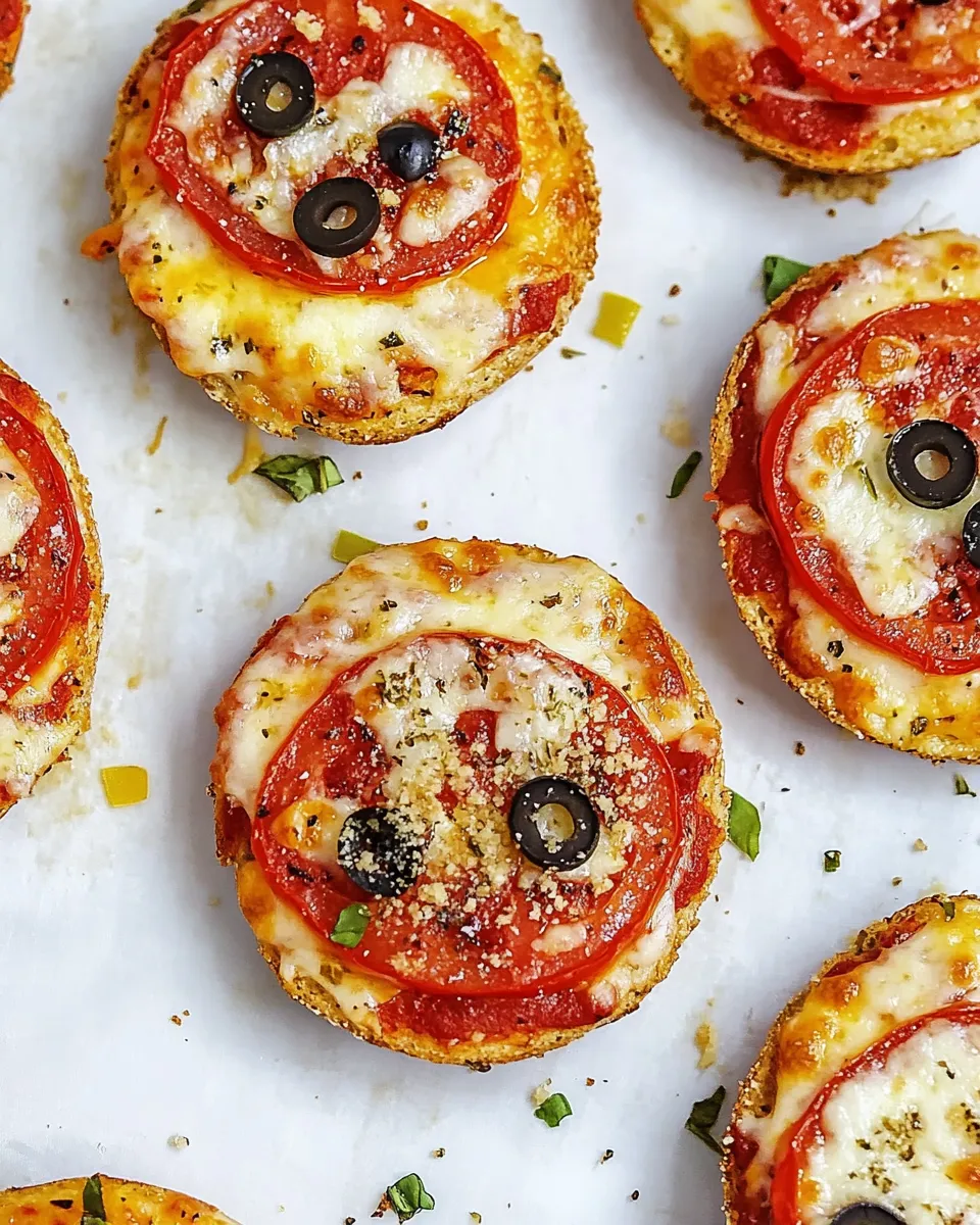 Quick English Muffin Pizza shot