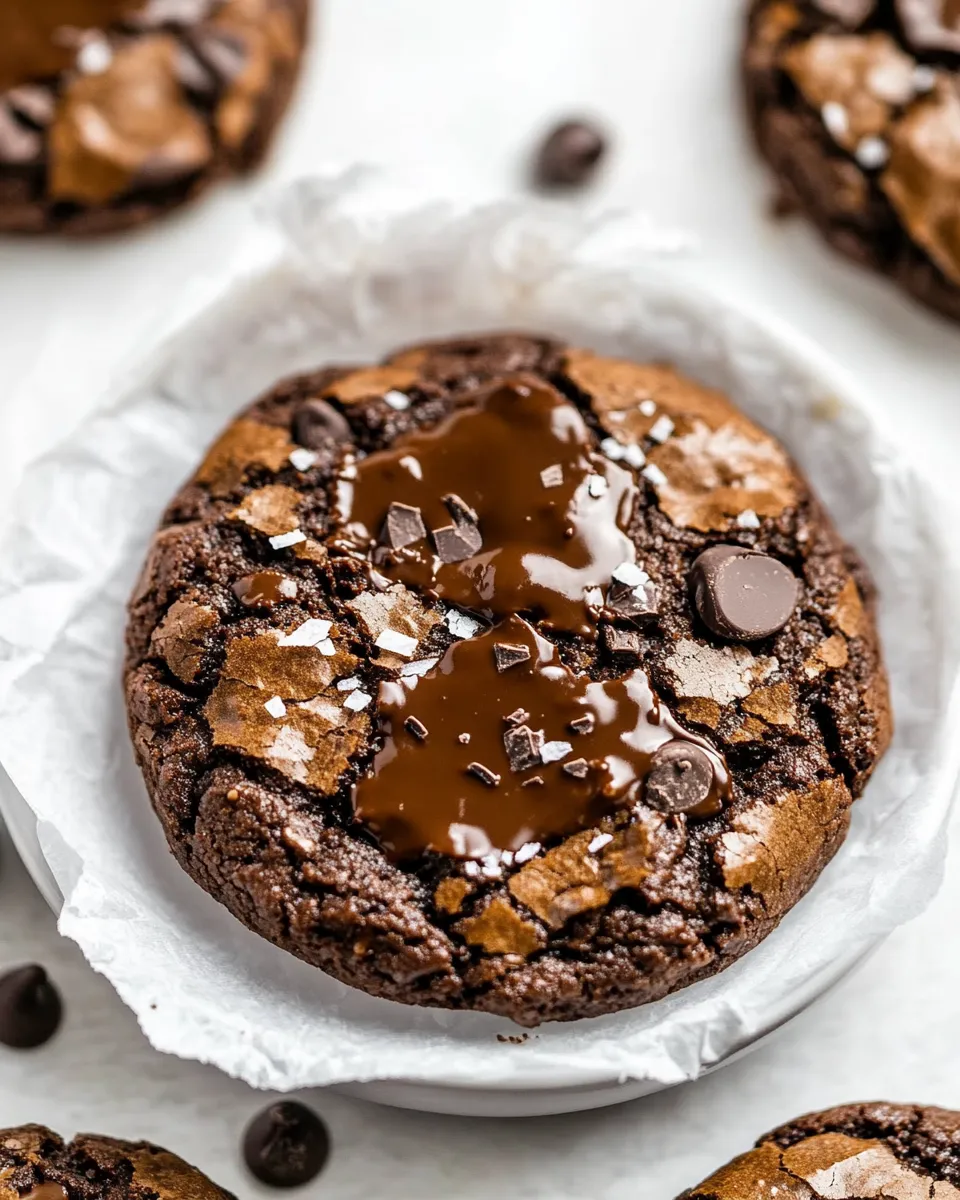 Easy Espresso Chocolate Fudge Cookies recipe photo