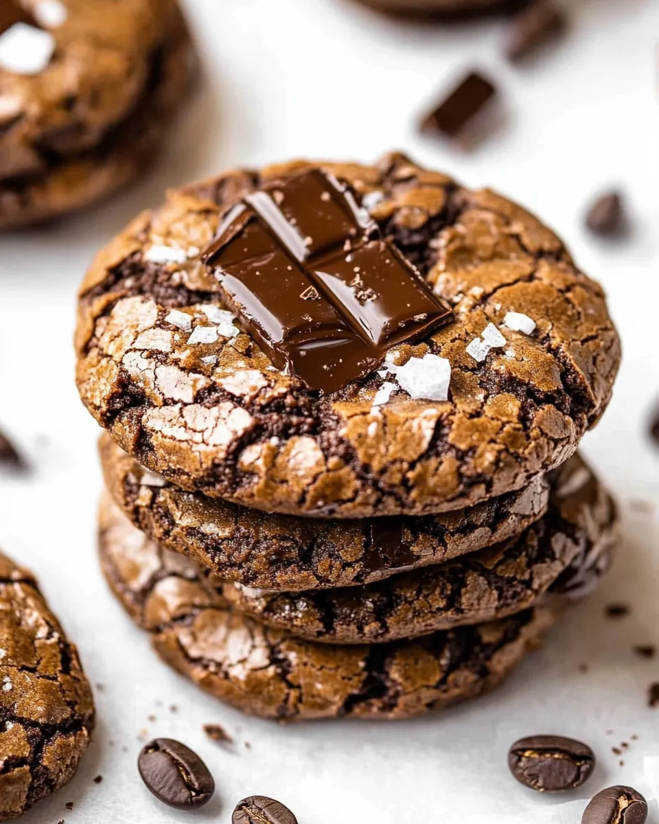 Classic Espresso Chocolate Fudge Cookies shot