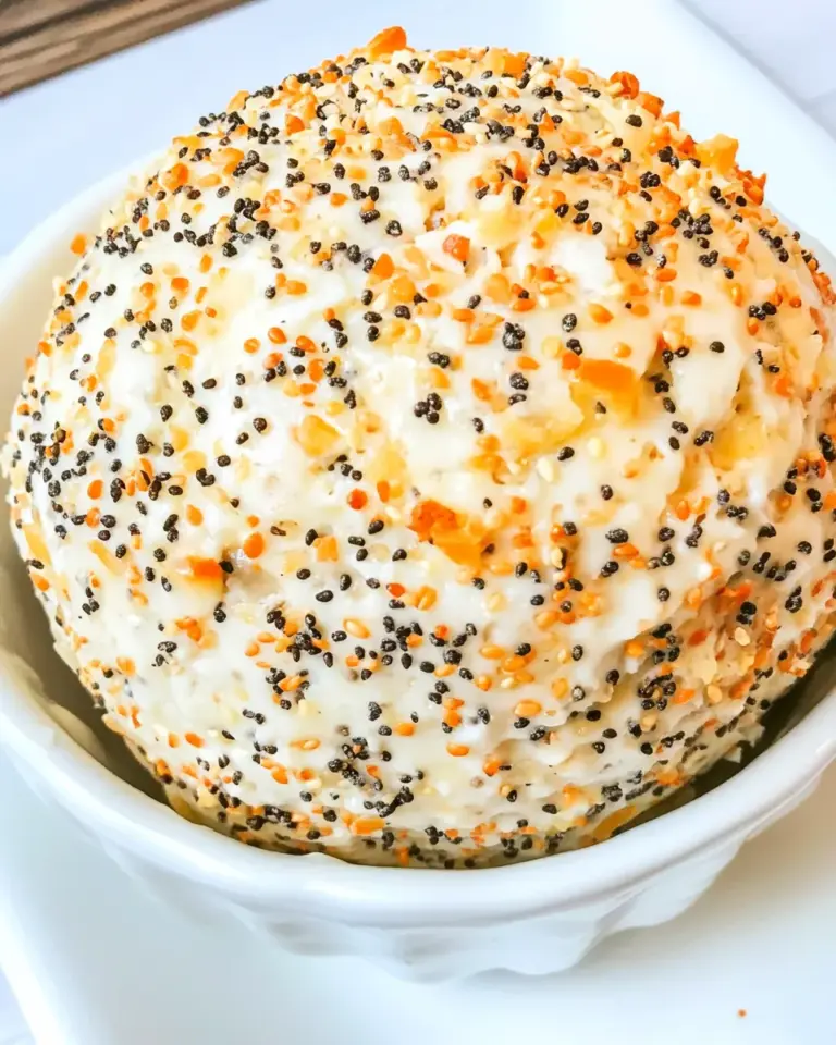 Homemade Everything Bagel Seasoning Cheese Ball photo