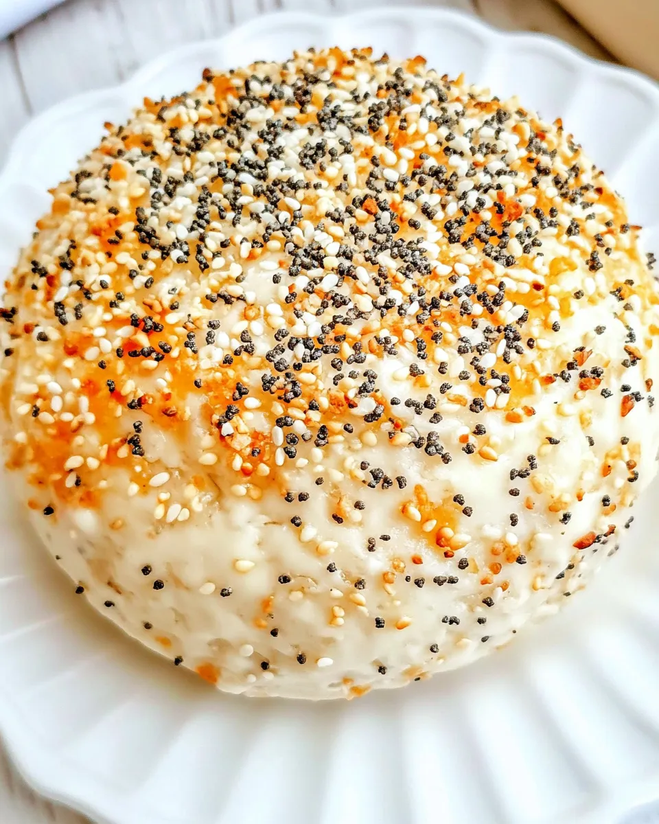 Delicious Everything Bagel Seasoning Cheese Ball image