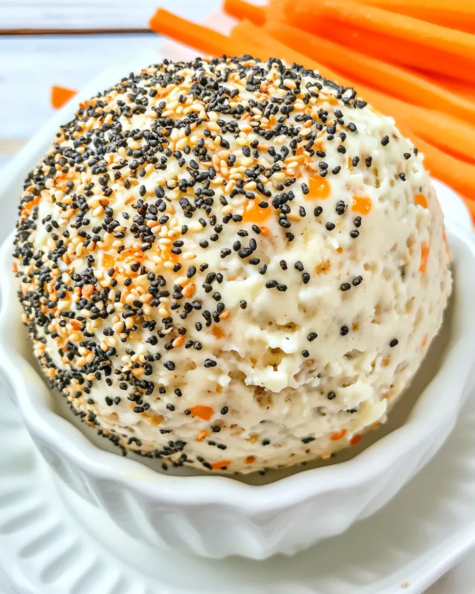 Easy Everything Bagel Seasoning Cheese Ball recipe photo
