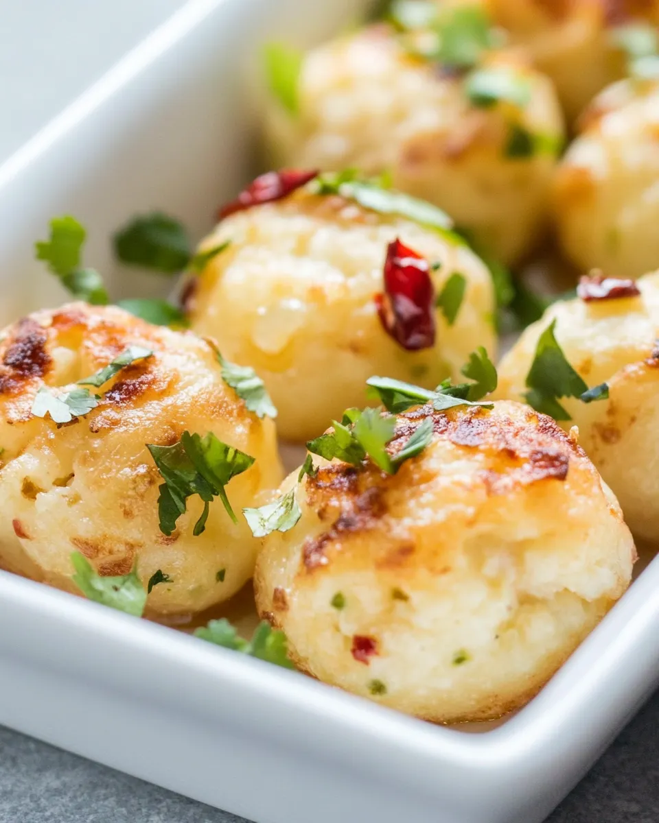 Delicious Feta and Honey Bites with Green Chilli image