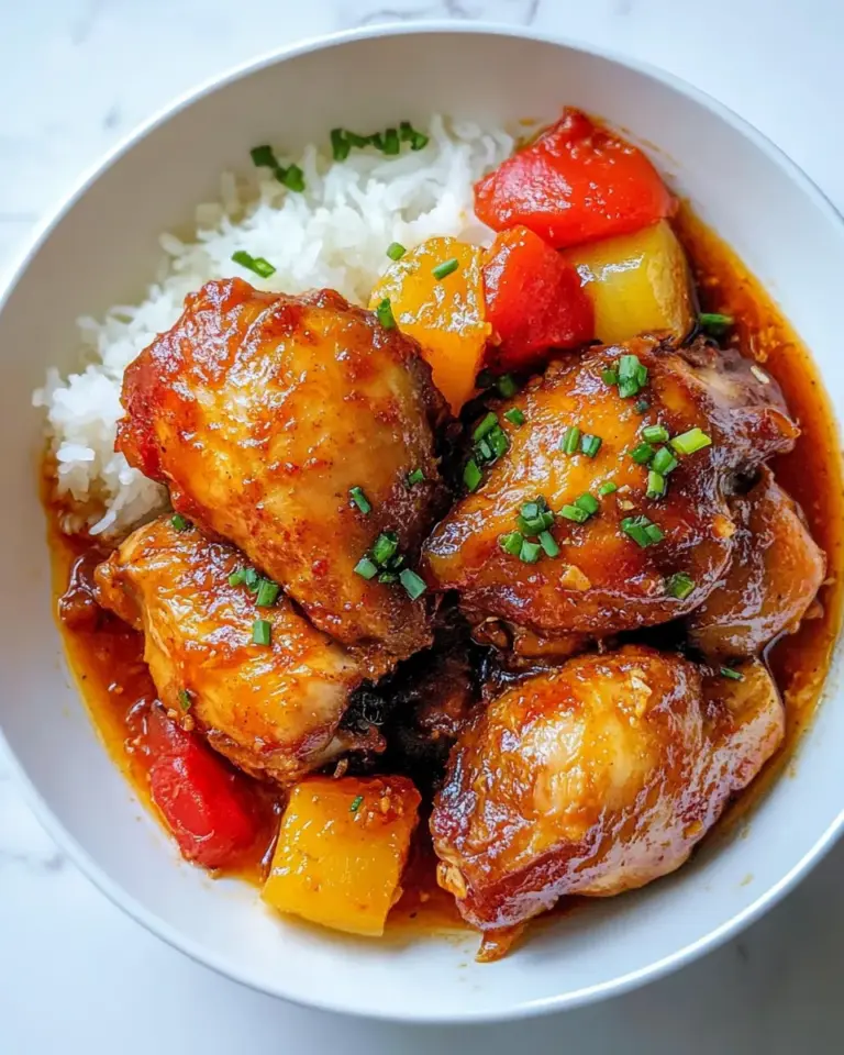 Homemade Filipino Chicken Asado photo