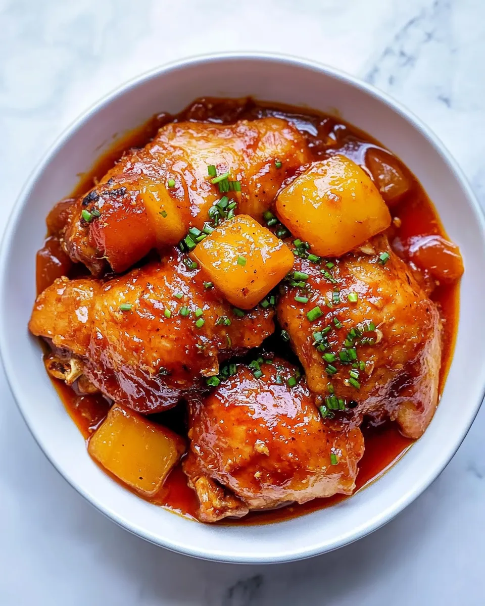 Classic Filipino Chicken Asado image