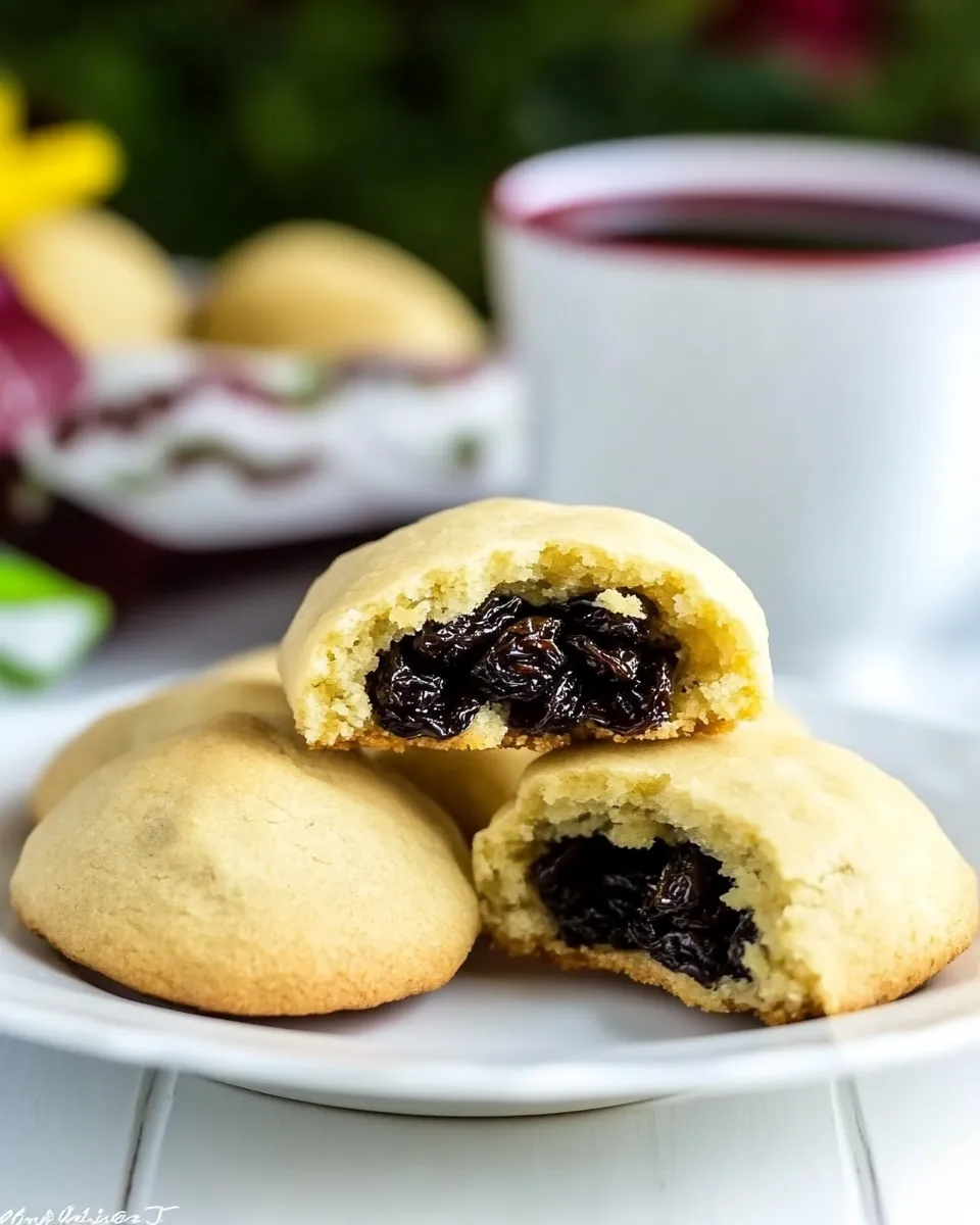 Delicious Filled Raisin Cookies shot
