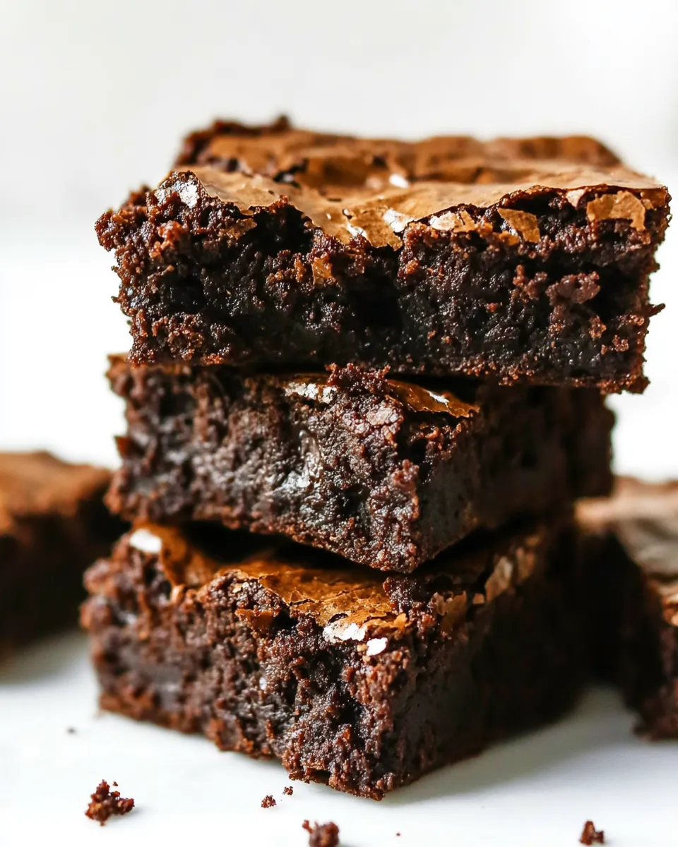Classic Flourless Chocolate Brownies image