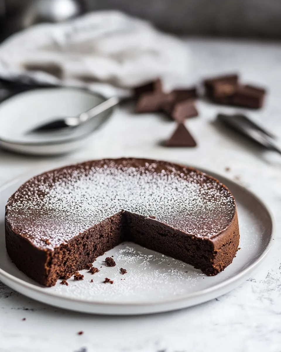 Classic Flourless Chocolate Cake Recipe image