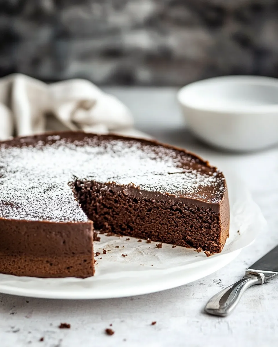 Delicious Flourless Chocolate Cake Recipe dish photo