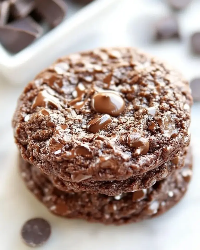 Homemade Flourless Chocolate Cookies photo