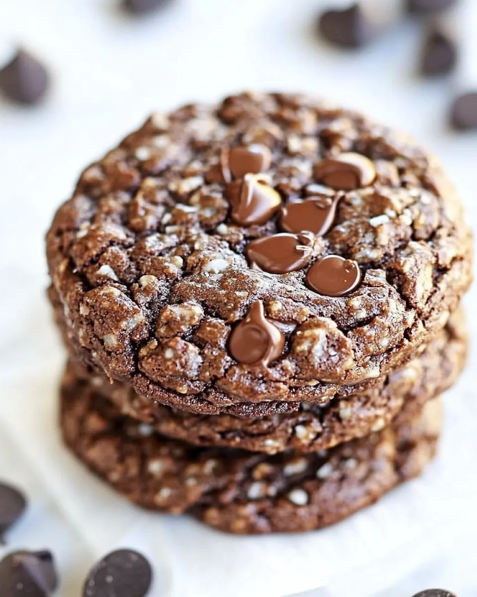 Classic Flourless Chocolate Cookies image
