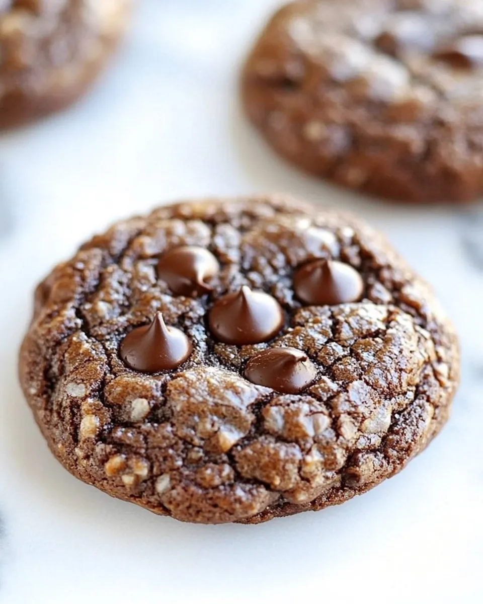 Easy Flourless Chocolate Cookies recipe photo