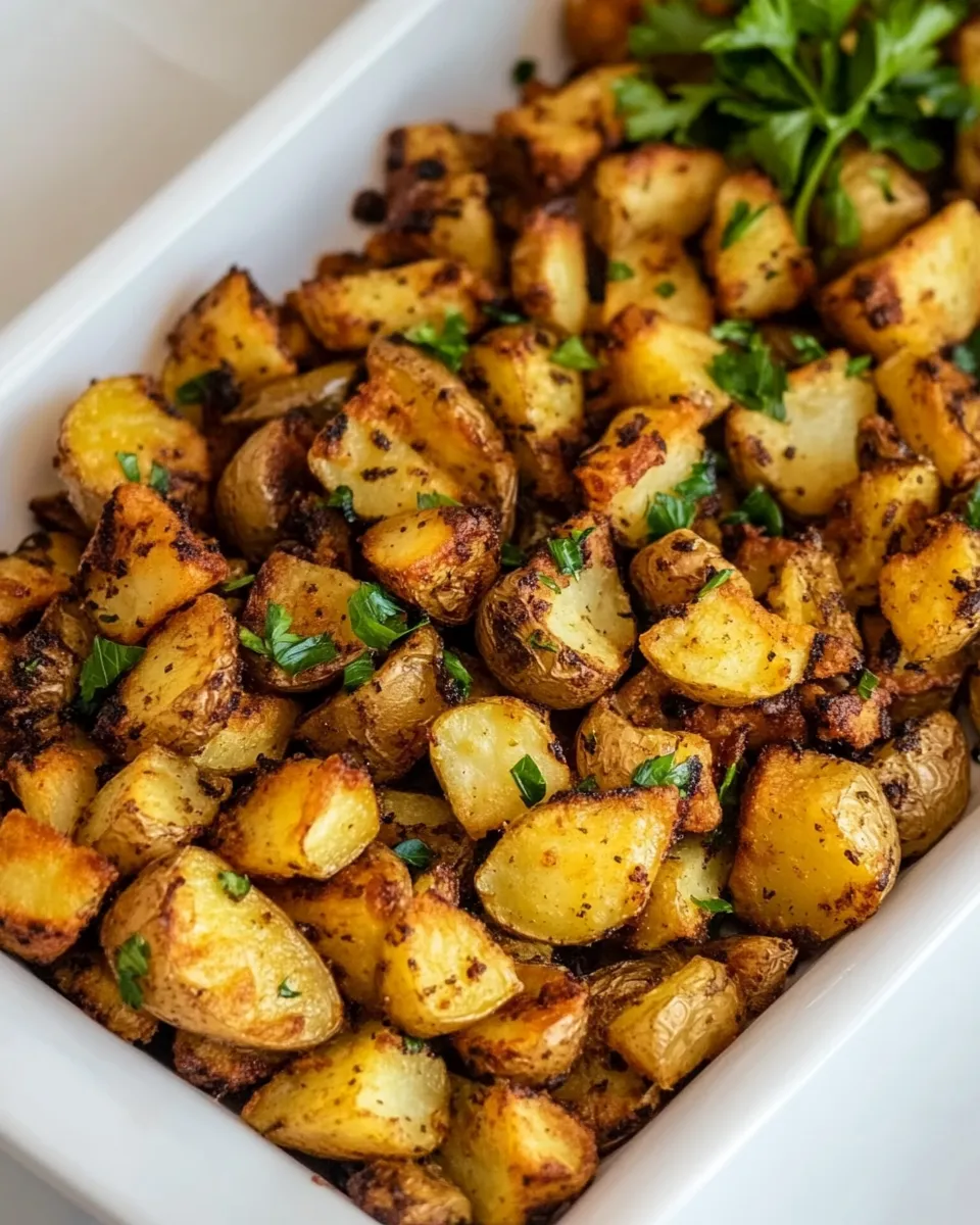 Delicious Fried Potatoes shot