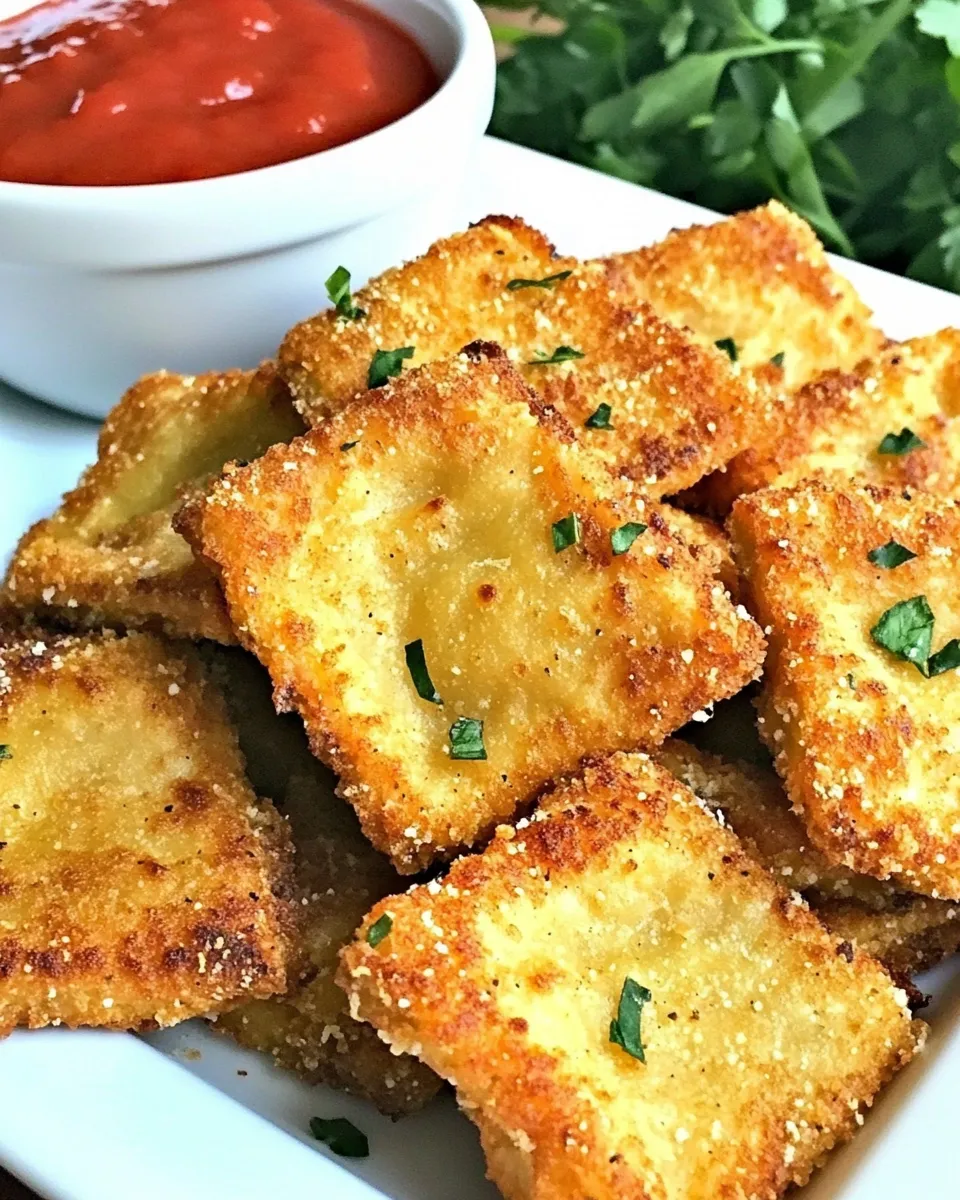 Easy Fried Ravioli Recipe shot