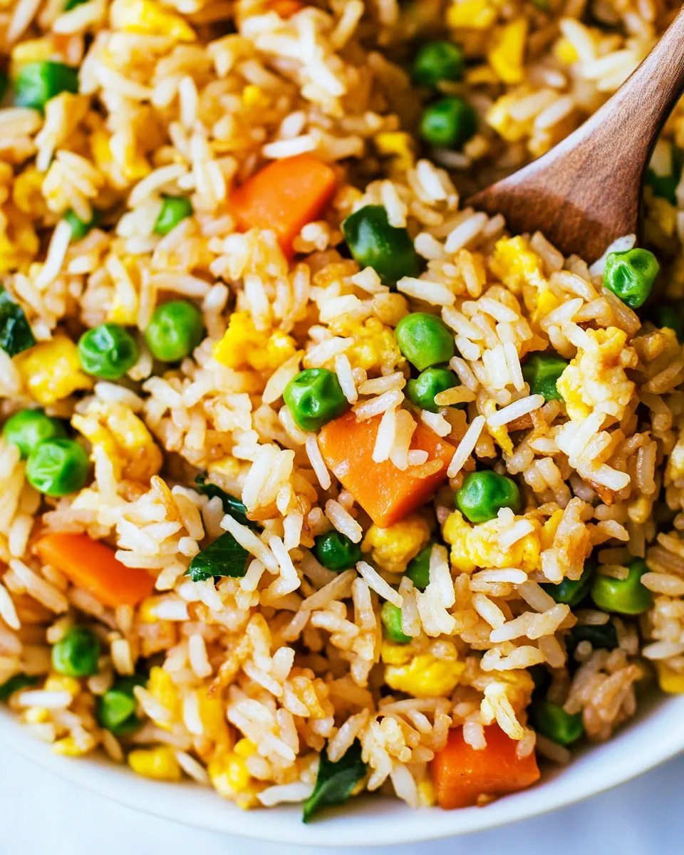 Easy Fried Rice Recipe shot