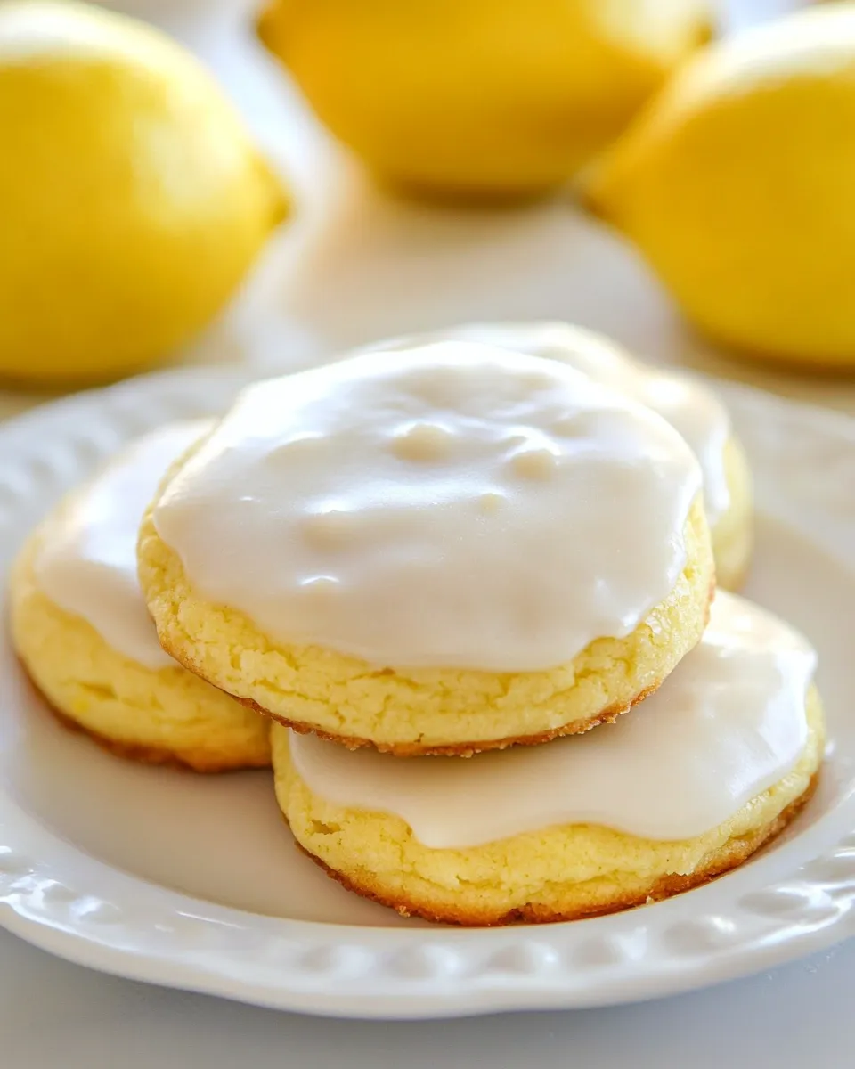 Easy Frosted Lemon Cookies recipe photo