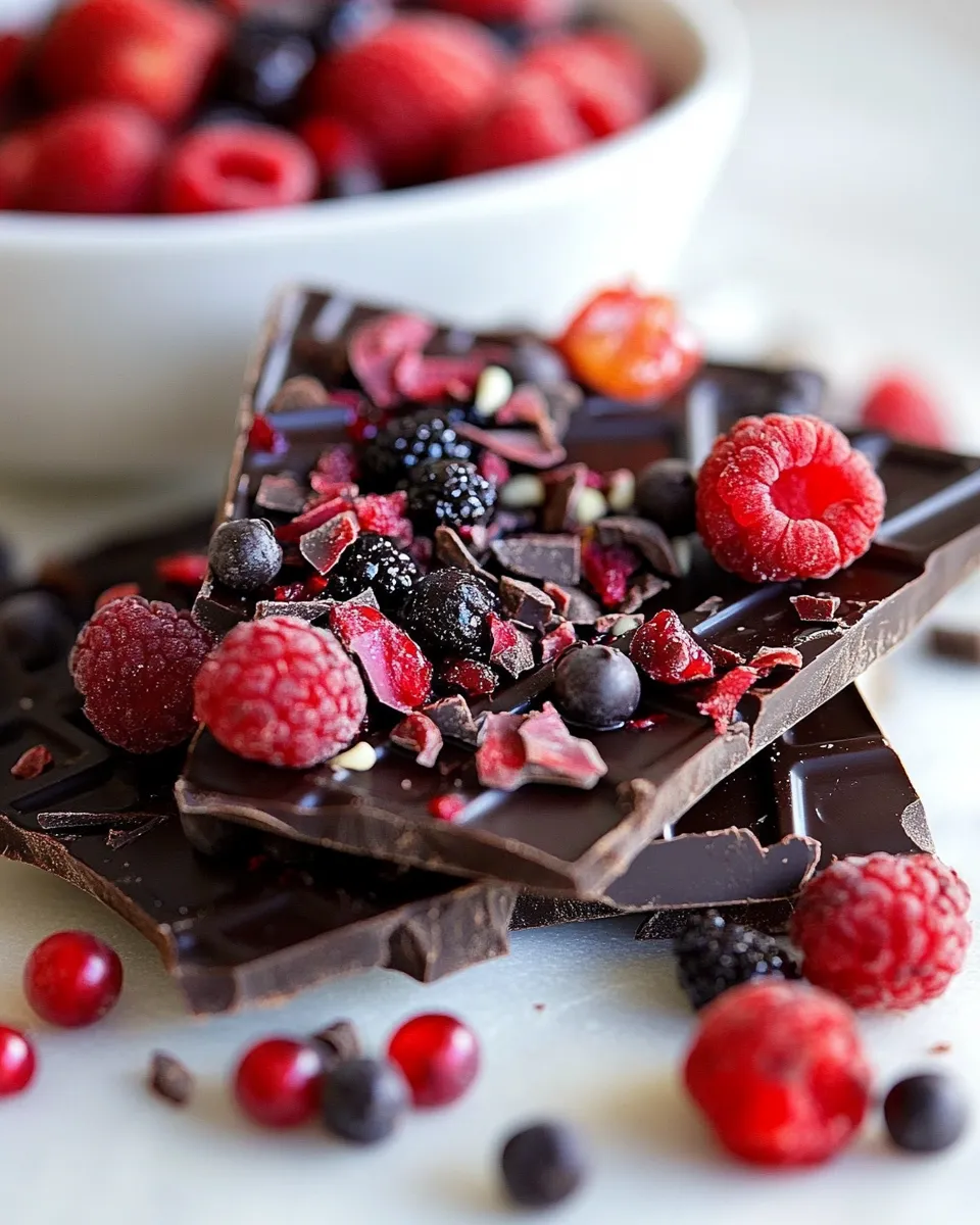 Classic Fruity Chocolate Bark image
