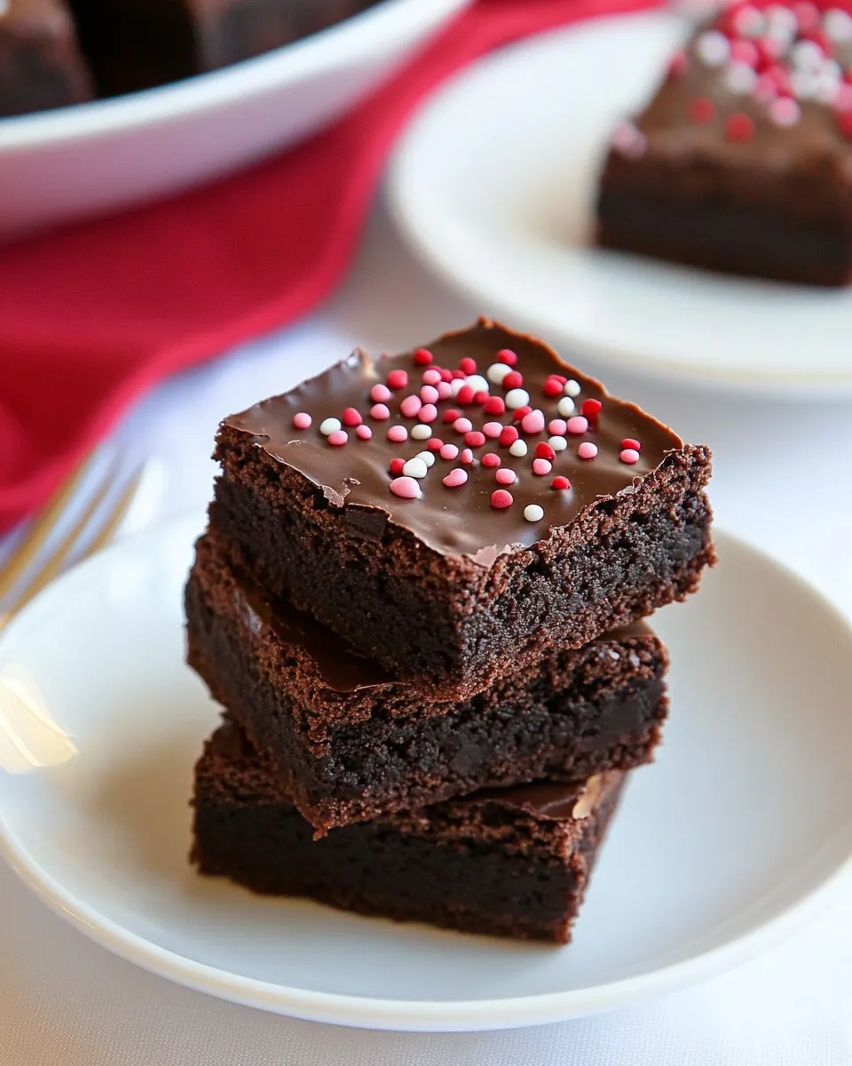 Easy Fudge Brownies with Chocolate Ganache recipe photo